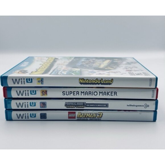 Wii U Family Fun Pack! Super Mario Maker, Minecraft, Batman 3 & Nintendo Land!